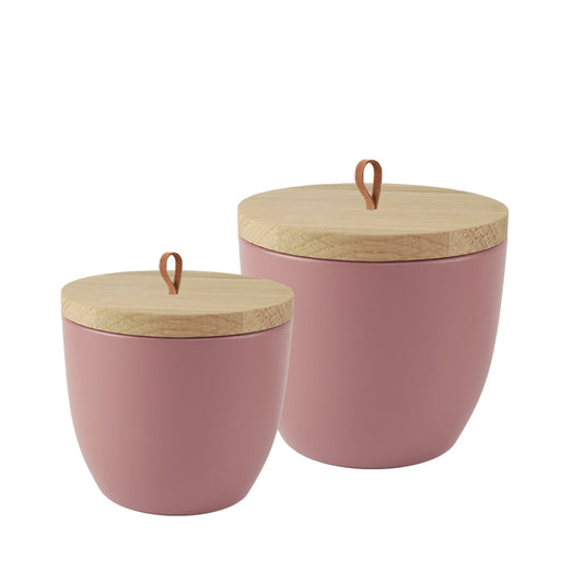 Keramische urn "Dusty Pink"
