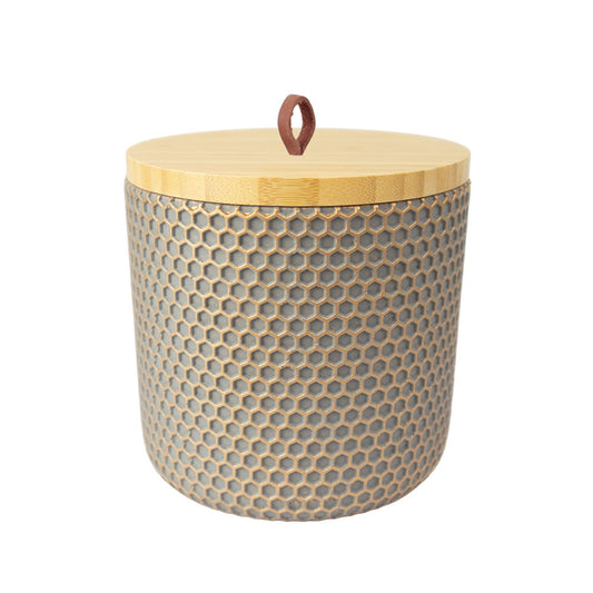 Keramische urn "Golden Hive"