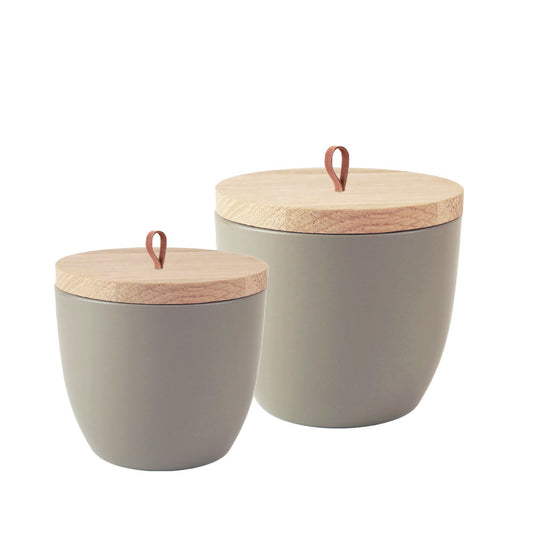 Keramische urn "Grey Beige"