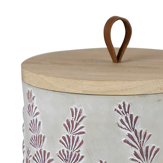 Keramische urn "Lavendel"