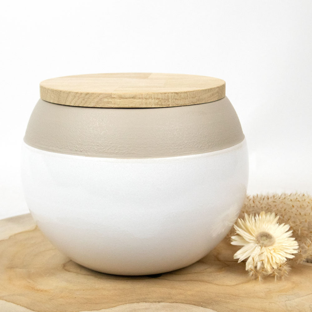 Keramische urn „Skandi“ - Glad