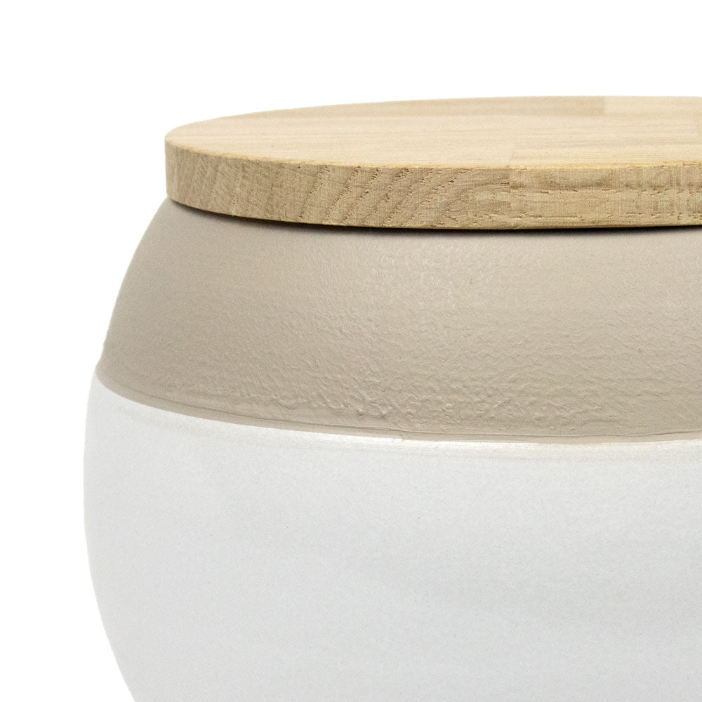 Keramische urn „Skandi“ - Glad