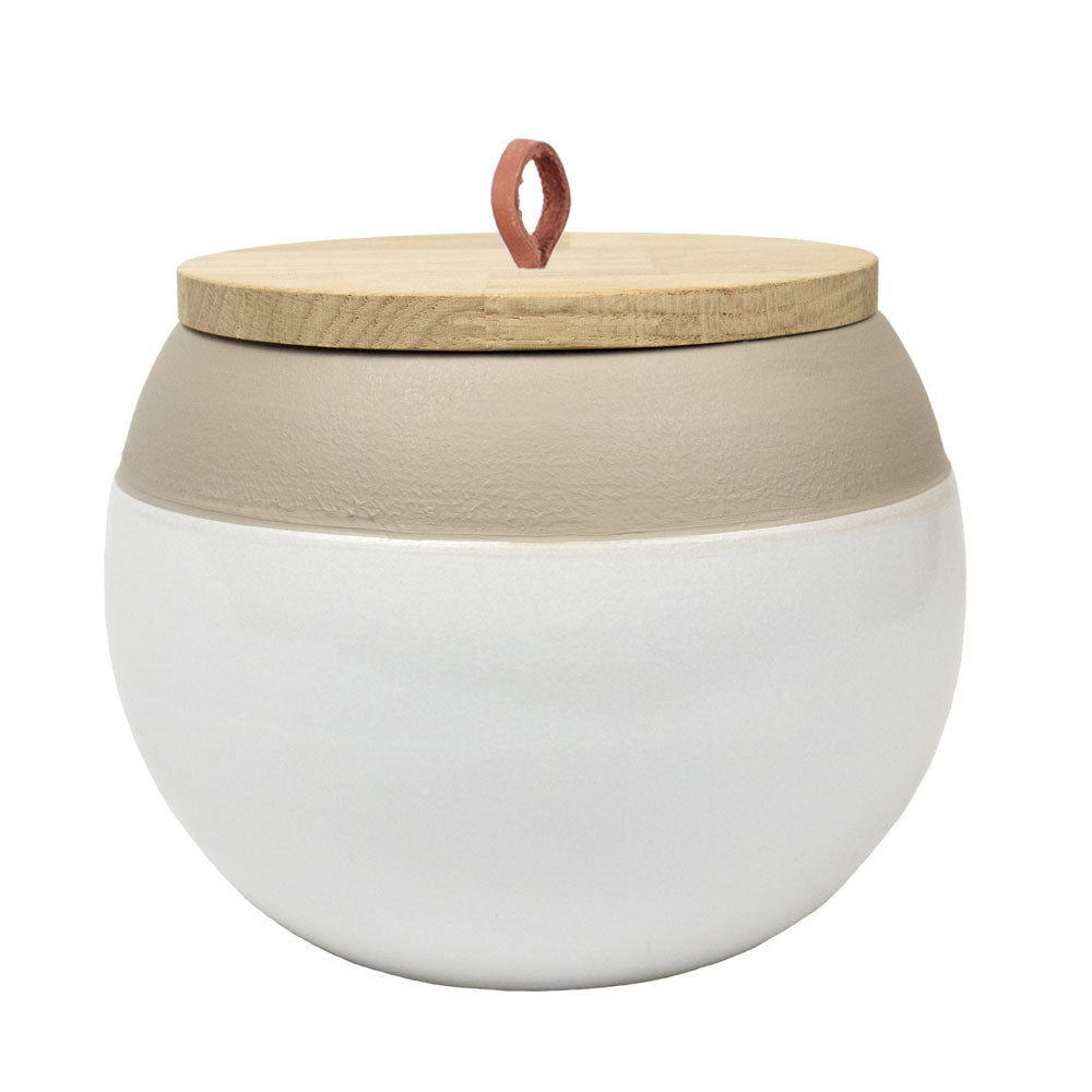 Keramische urn „Skandi“ - Glad