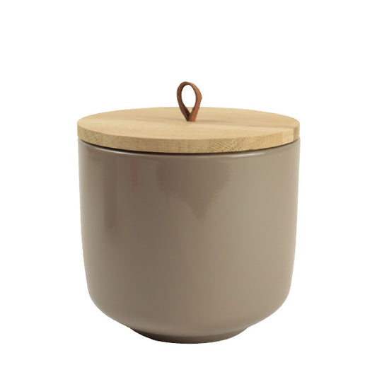 Keramische urn "Harmony", taupe