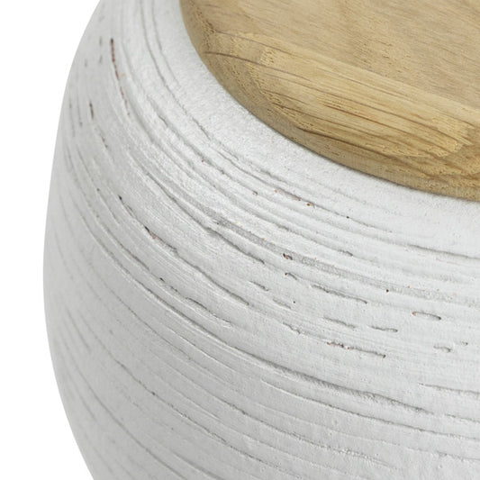Keramische urn "Match II", gekruld