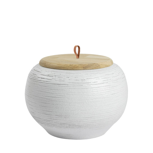 Keramische urn "Match II", gekruld