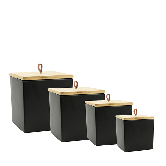 Keramische urn "Black Cube"