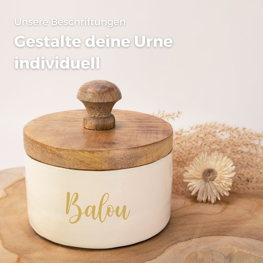 Biologisch afbreekbare urn 