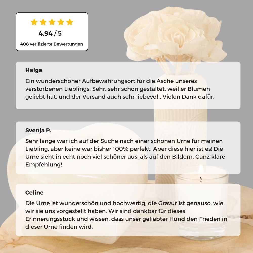 Albasten dieren urn 