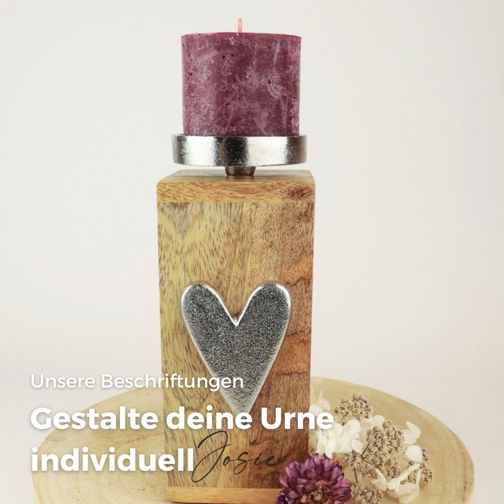 Houten Urn 