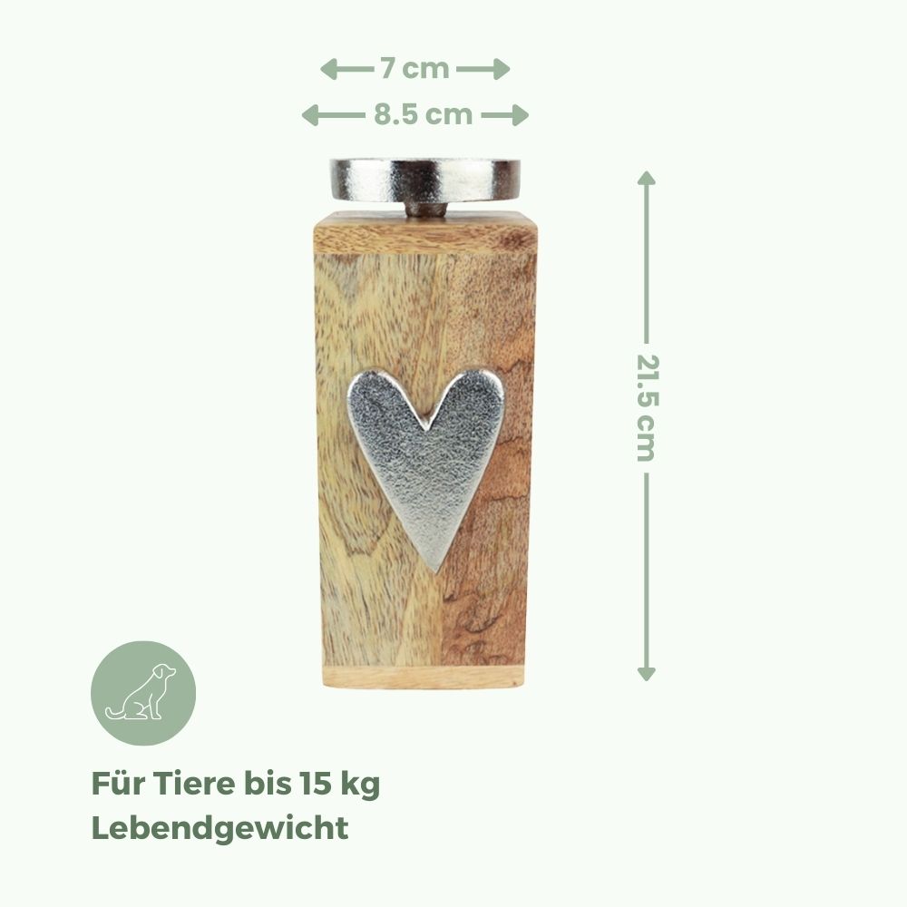 Houten Urn 