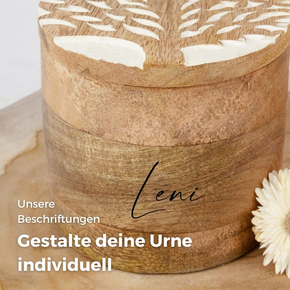 Biologisch afbreekbare urn 