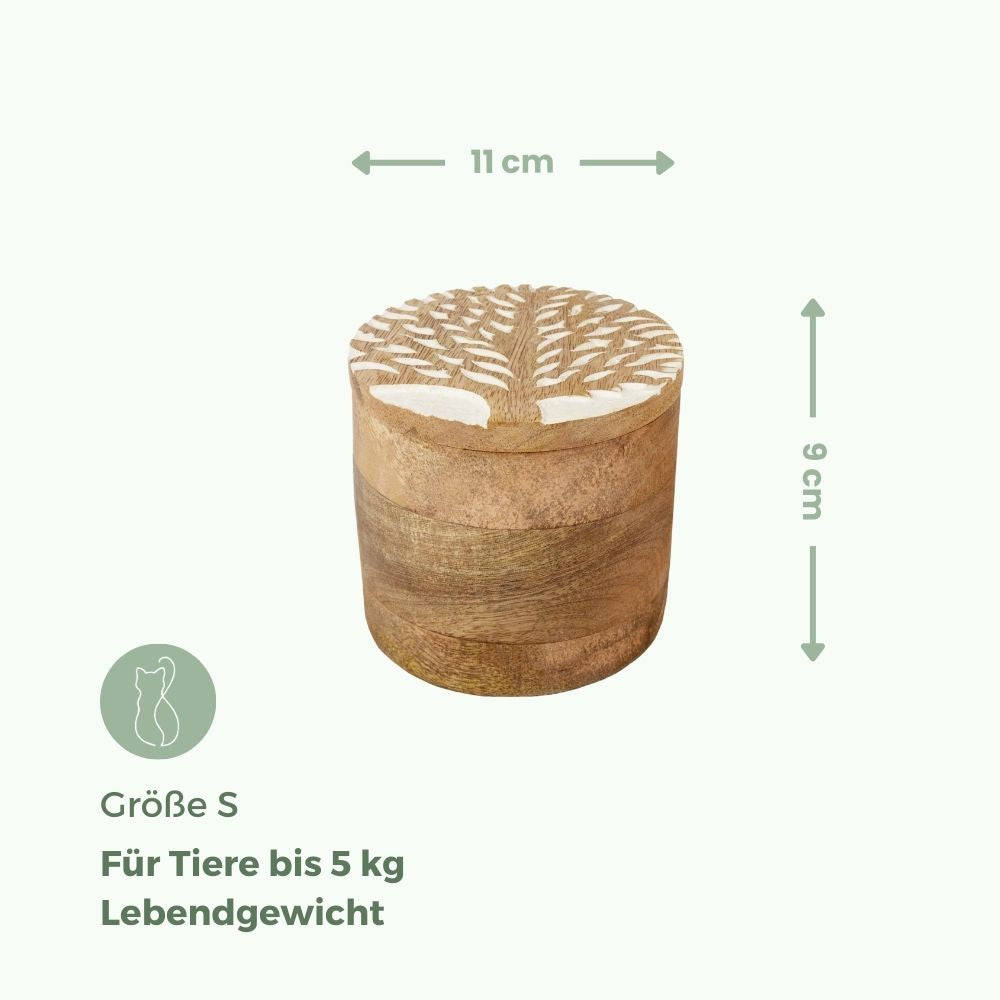 Biologisch afbreekbare urn 
