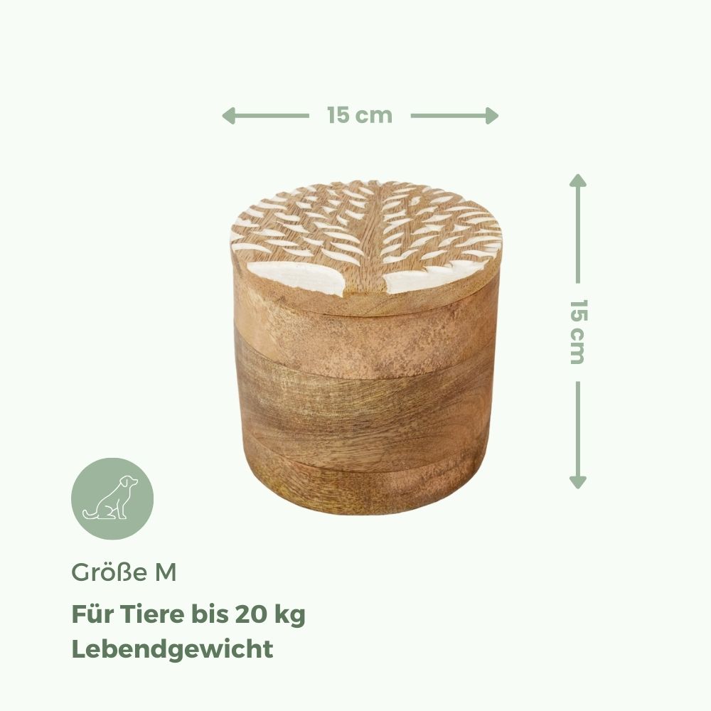 Biologisch afbreekbare urn 