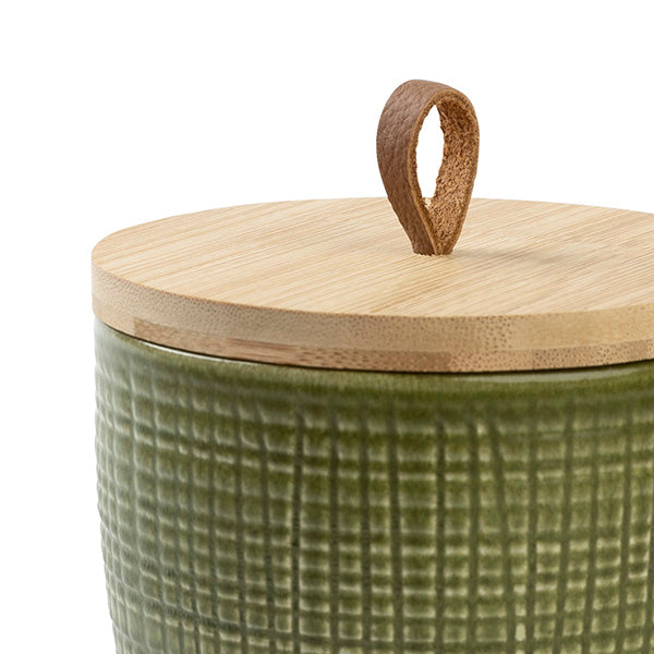 Lederen band voor de houten hoes