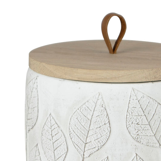 Keramische urn "Bladeren"