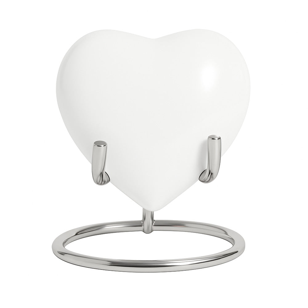 Witte hart handvuller 
