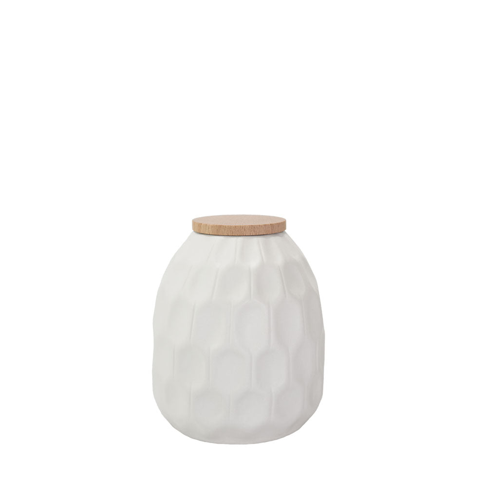 Keramische urn „White Structure“